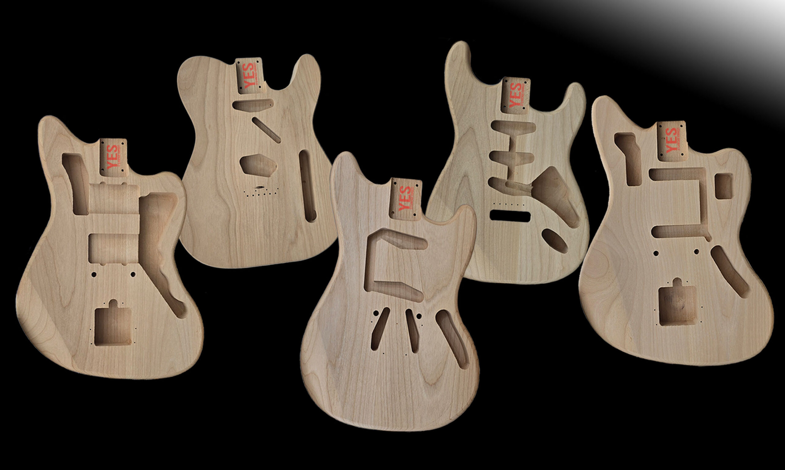 YES Guitars unfinished vintage-correct bodies
